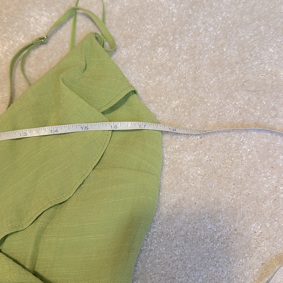 Lime Green Ruffle Romper by 1.State NWOT - Picture 6 of 7